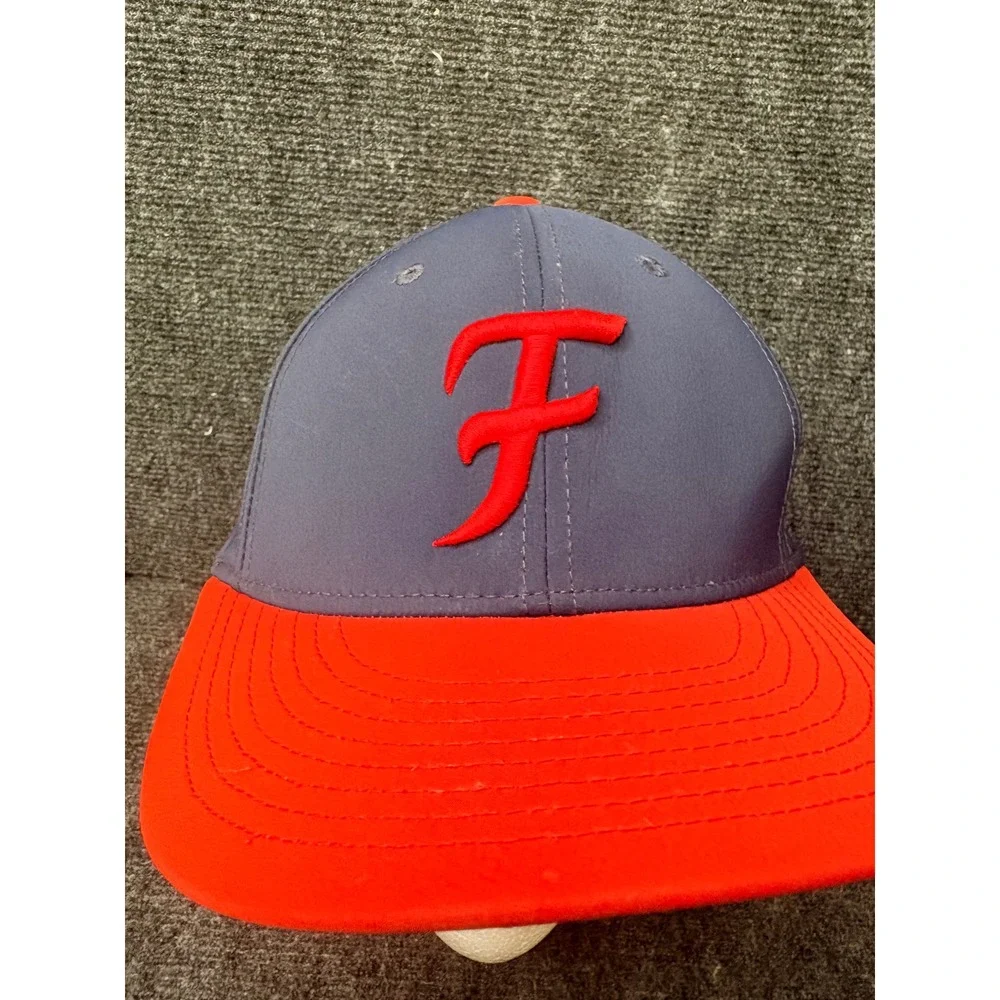 Champro HC1 CFIT Baseball Cap Navy Blue Red Embroidered F Hat Mens L-XL